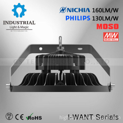 surface mount IP67 aluminum 100w led high bay light housing